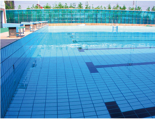 piscine d'intérieur extérieure en céramique 6mm de tuiles de mosaïque de piscine de 24kg/ctn 115x240mm