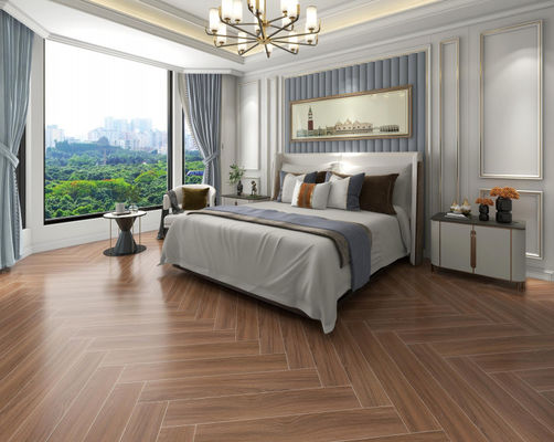 acheter Carreaux de porcelaine en bois brun 150x900mm pour mur et sol intérieurs fabrication en ligne