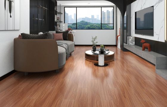 acheter Isolation thermique en bois de Tan Inside Floor 8X48'de visage de bébé de tuiles de porcelaine de four extérieur à hôtel fabrication en ligne