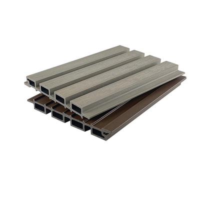 acheter Projet d'intérieur de bureau de panneau de 25x227mm WPC de revêtement de panneau de planche discordante composée en plastique ignifuge en bois fabrication en ligne