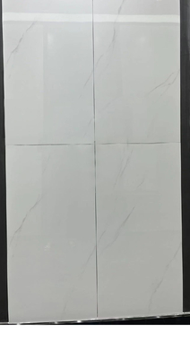 acheter Carreaux en céramique blanche glacée polissée brillante pour le mur du sol 600x1200mm Briques pour le salon fabrication en ligne
