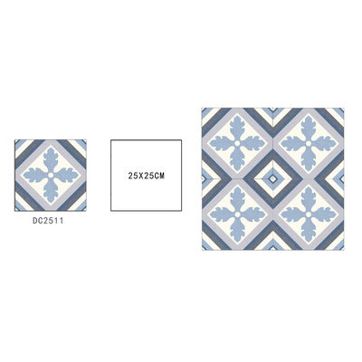 acheter Carreaux de céramique rustique gris blanc 250x250 mm pour le sol intérieur fabrication en ligne