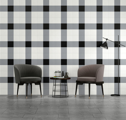 acheter Carreau de sol rustique en céramique noir, blanc et gris 200x200mm fabrication en ligne