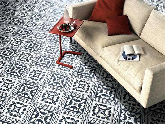 acheter Carreau de céramique rustique noir et gris 20x20cm pour salle de bain et cuisine fabrication en ligne