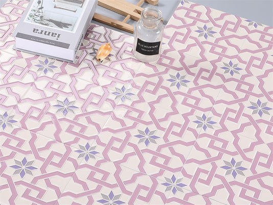 acheter Carreau de céramique rose rustique 20x20cm qualité AAA pour murs de salle de bain fabrication en ligne