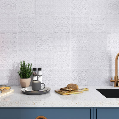 acheter Carrelage rustique en céramique blanche 20x20cm pour sol et mur intérieur fabrication en ligne