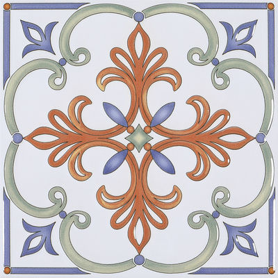 acheter Carreaux rustiques en céramique blanche et rouge 20x20 cm antidérapants fabrication en ligne