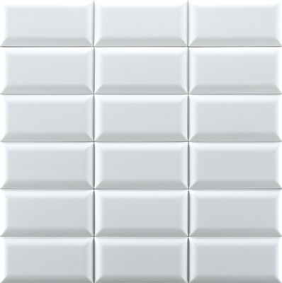 acheter Carreaux de mur en céramique blanche brillante 75x152mm pour cuisine salle de bain fabrication en ligne