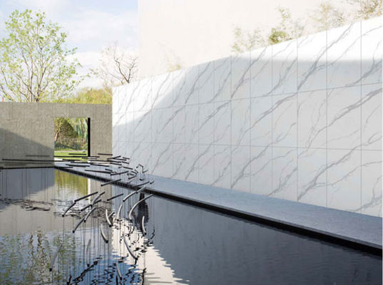 acheter Carreaux de mur-rideau en porcelaine blanc antique mat 600x1200mm fabrication en ligne