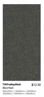 acheter Carreau de pavage en porcelaine antidérapant noir jaune 300x300mm 600x1200mm fabrication en ligne
