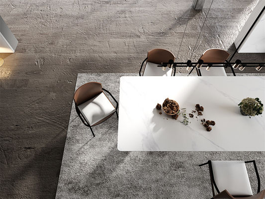 acheter 1420x2700 mm Plaque de pierre sintrée blanche pour plancher intérieur fabrication en ligne