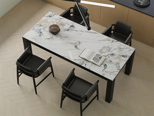 acheter Dalle de pierre frittée polie antidérapante 1600x3200mm pour projet et hôtel fabrication en ligne
