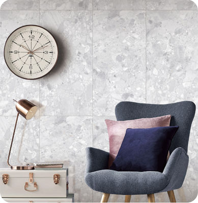 acheter Gris clair 750x1500mm Carrelage en porcelaine Terrazzo Grade AAA fabrication en ligne