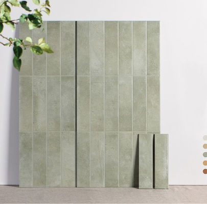 acheter Carreaux de mur en céramique moderne vert clair 400x800mm fabrication en ligne
