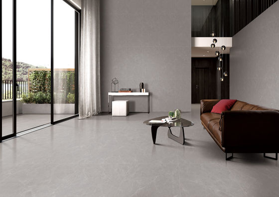 acheter Carreaux de paroi en porcelaine glacée douce grise 600x1200mm Grade AAA fabrication en ligne