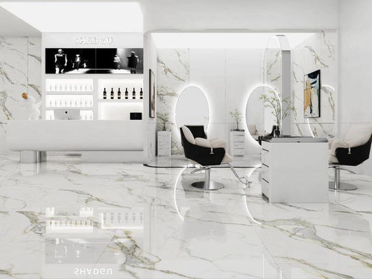 acheter Carreau de porcelaine émaillée polie blanche 1200x1200mm Mur intérieur fabrication en ligne