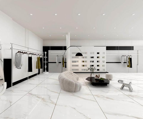 acheter Carreau de porcelaine émaillée polie blanche 1200x1200mm, qualité AAA fabrication en ligne