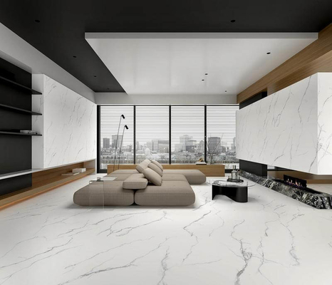 acheter Carreau de porcelaine émaillée blanche douce 1200x1200x9mm pour sol intérieur fabrication en ligne