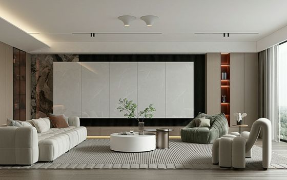 acheter Carreau de porcelaine émaillée polie grise 900x1800mm 0,5% A.W. fabrication en ligne