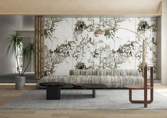 acheter 900x1800mm Carreaux de porcelaine glacée gris polie pour plancher intérieur fabrication en ligne