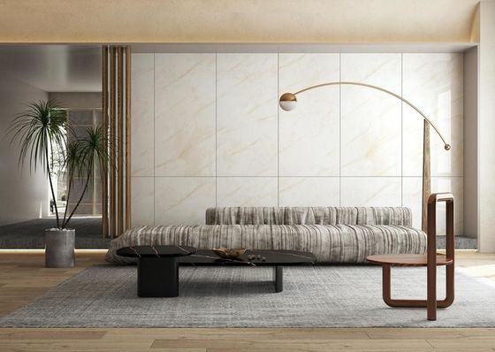 acheter Carreau de porcelaine émaillée polie jaune clair 900x1800mm fabrication en ligne