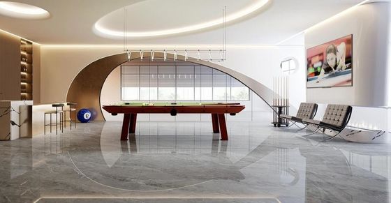 acheter Carreau de porcelaine émaillée polie 900x1800mm Aspect marbre gris clair fabrication en ligne