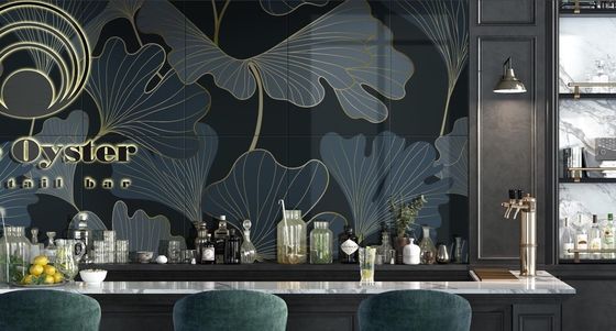 acheter 400x1200mm Carreaux de porcelaine verts jaunes résistants à l'usure Grade AAA fabrication en ligne