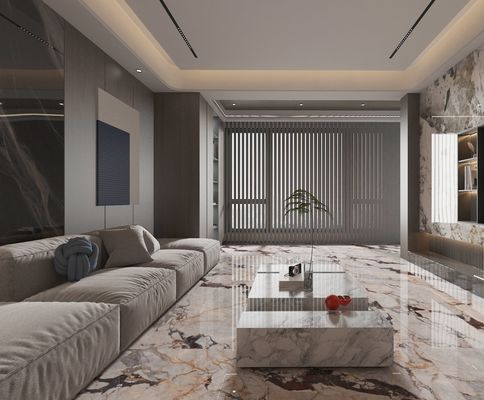 acheter Carreau de porcelaine émaillée polie élégante résistante aux acides marron 1000x1000mm pour sol intérieur et balcon fabrication en ligne