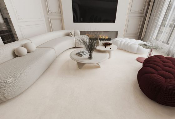 acheter Carrelage beige antidérapant écologique 1000x1000mm pour intérieur, sol en porcelaine polie émaillée pour la rénovation et les restaurants fabrication en ligne