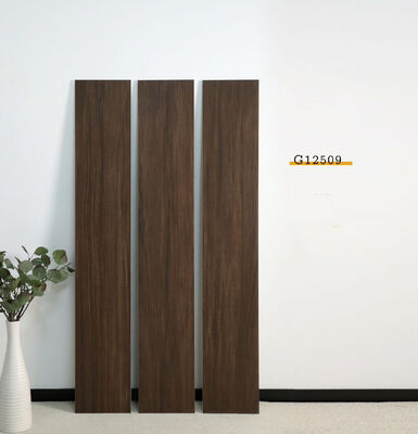 acheter Carrelage intérieur en porcelaine marron élégant 200x1200mm pour chambre et salle à manger fabrication en ligne
