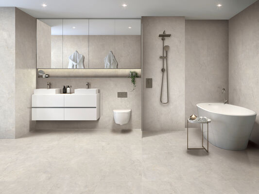 acheter Antibactérien et écologique plancher intérieur beige 600x1200mm réplique carreaux de porcelaine vitrée pour la décoration fabrication en ligne