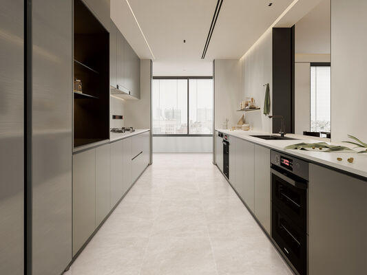 acheter Plancher intérieur imperméable et antidérapant gris 600x1200 mm Réplique Carreaux de porcelaine vitrée pour bâtiment et salon fabrication en ligne