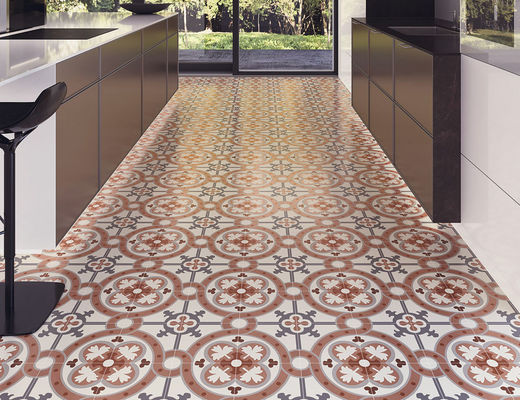 acheter jet d'encre en céramique rouge de porcelaine d'épaisseur de 200x200mm 8.5mm de mur d'intérieur de plancher de tuiles imprimant le GV fabrication en ligne