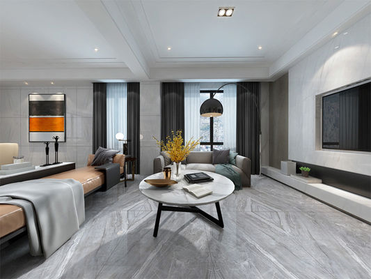 acheter le GV de 9.8mm a poli vitré couvre de tuiles Gray Big Format Marble Porcelain 800x800mm fabrication en ligne