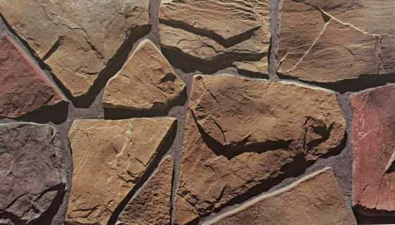 acheter Briques de pierre de culture beige orange de qualité AAA pour murs extérieurs fabrication en ligne