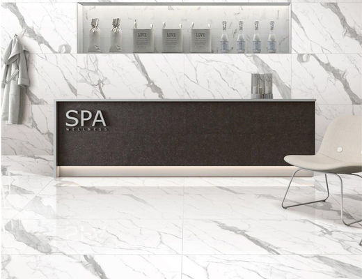 acheter Carreaux de porcelaine blancs 45x90cm, corps entier poli fabrication en ligne