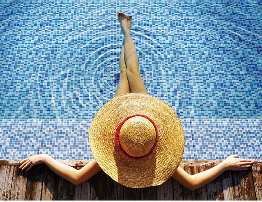 acheter Carreaux de mosaïque pour piscine bleue 300x300mm en céramique émaillée fabrication en ligne