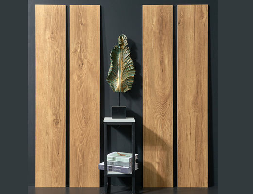 acheter 250x1500mm Carreaux de porcelaine en bois Corps blanc 0,05% W.A fabrication en ligne