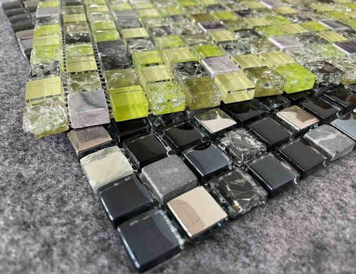 acheter L'acier a galvanisé le mur décoratif 1.36kgs de douche de fond de partie supérieure du comptoir de tuiles de mosaïque de GV fabrication en ligne