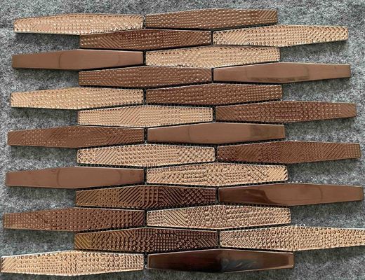 acheter Carreaux de mosaïque en verre émaillé métallique 300x300mm pour piscines fabrication en ligne