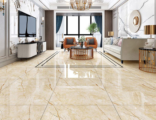 acheter 800x800mm Ligne d'or Polissée vitrée Porcelaine Carreaux de plancher 10mm fabrication en ligne