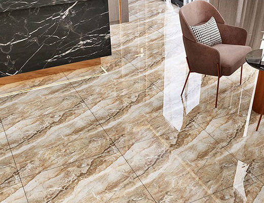 acheter porcelaine 11mm de Fullbody de salon de carrelages de couleur de l'or 3pcs/Ctn de 800x800mm fabrication en ligne