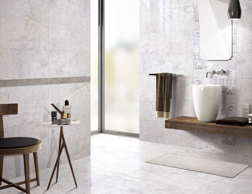 acheter ISO13006 Grey Marble Bathroom Wall Tiles, 300x600mm 0,15 W.A Glazed Ceramic Tile fabrication en ligne