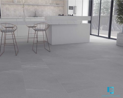 acheter Revêtement de sol en vinyle SPC imitation marbre gris 3,5 mm, carrelage intérieur étanche fabrication en ligne