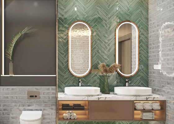 acheter Carreaux de mur de métro en céramique vitrée de 75x300 mm pour la conception intérieure fabrication en ligne