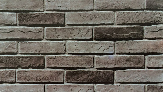acheter Panneau mural en pierre de culture artificielle en ciment gris 60x200mm fabrication en ligne