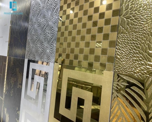 acheter tuiles de porcelaine de mur de vallée de salon de carrelages de couleur d'or de 600x600mm fabrication en ligne