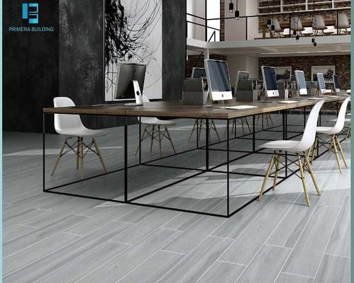 acheter Carreaux de porcelaine imitation bois gris pleine masse 200x1200mm fabrication en ligne