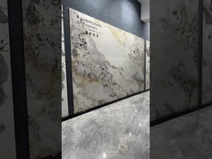 900x1800x9mm Carreaux vitrés polis antidérapants jaune clair pour le salon