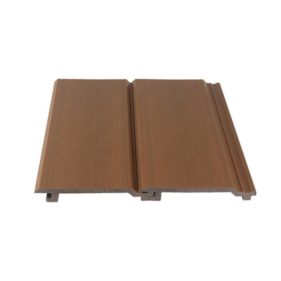 Panneau de revêtement en WPC ignifuge 145x20,5 mm marron et en bois extérieur